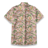 Men's Tiger Print Breathable Cotton Shirt